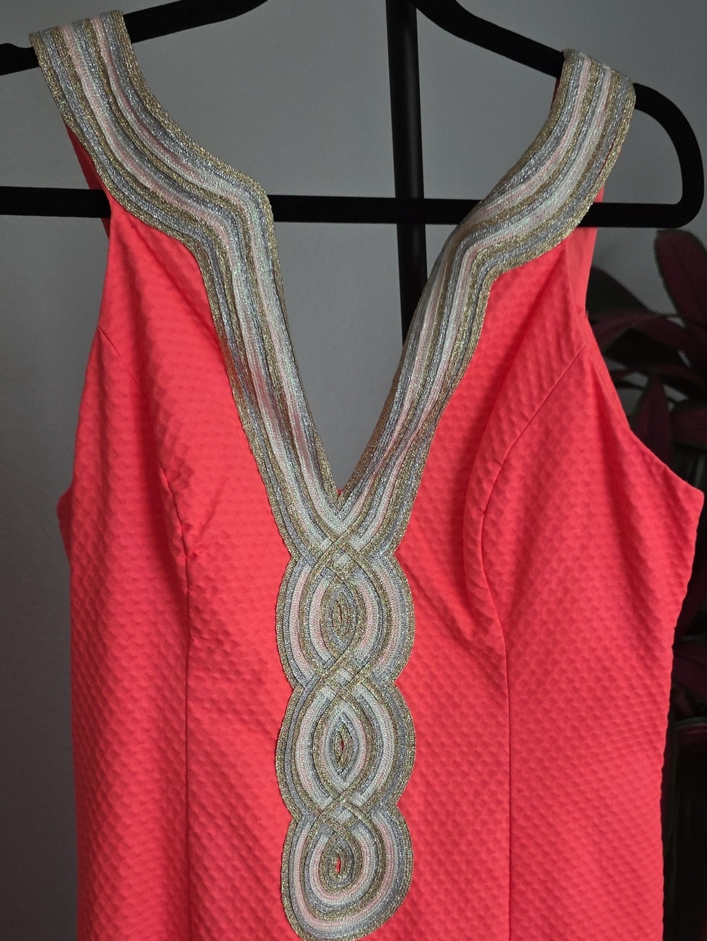 Lilly Pulitzer Junie Metallic Soutache Dress Size 4 - Picture 6 of 13